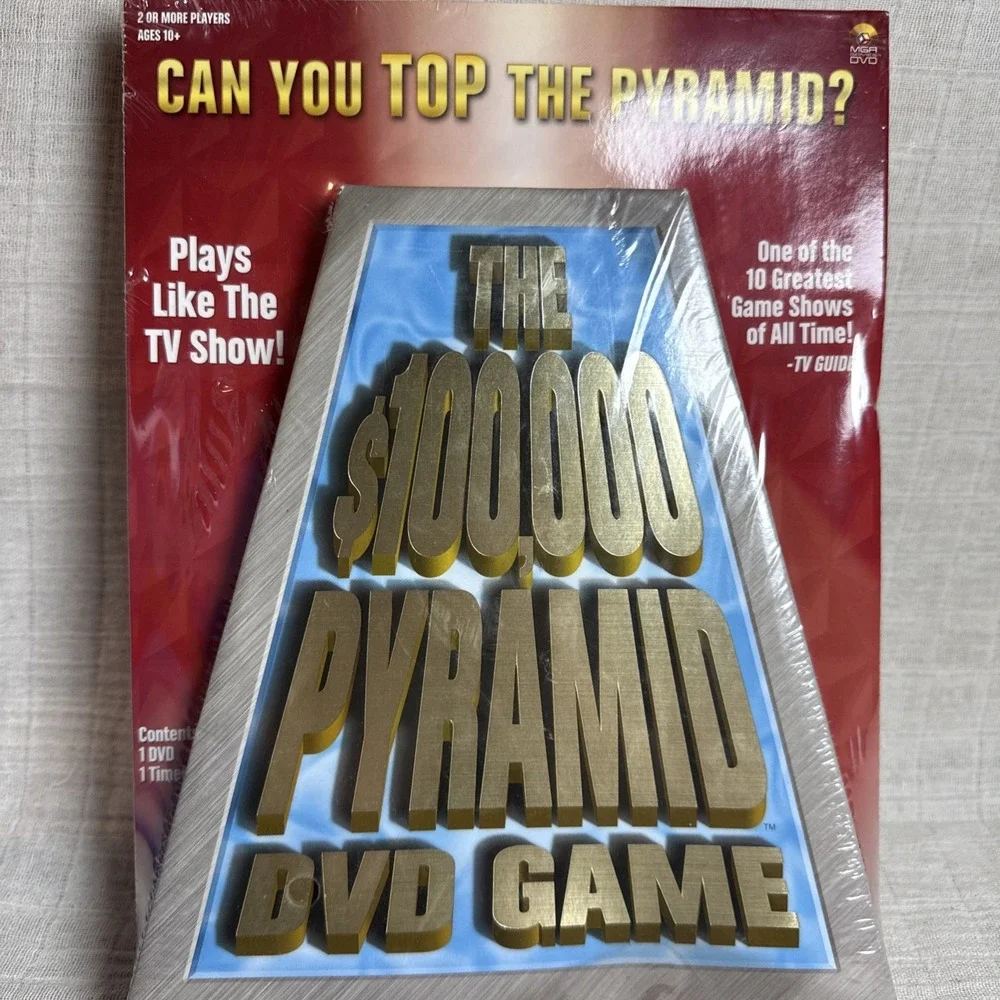 Vintage 2006 MGA Entertainment THE $100,000 PYRAMID DVD GAME‎ - New & Sealed